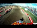 HELMET CAM - Jarek Balkovic - Ricky Carmichael Daytona Amateur Supercross (MXPTV) 