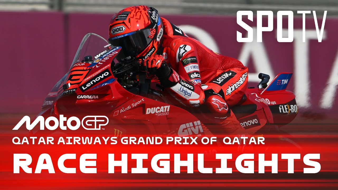 Siapa Sangka Vinales! Marc Marquez Juara, Pecco Podium Bareng - MotoGP Race | [MotoGP Qatar]