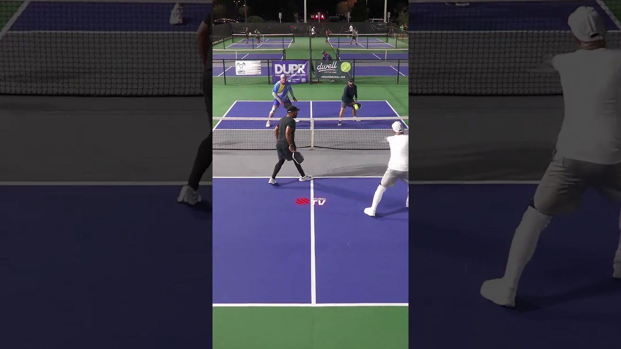 Backhand smacker❗️#pickleball #pickleballislife #pickleballhighlights