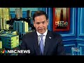 Sen. Marco Rubio says he hasn’t spoken to Trump about being his running mate: Full interview