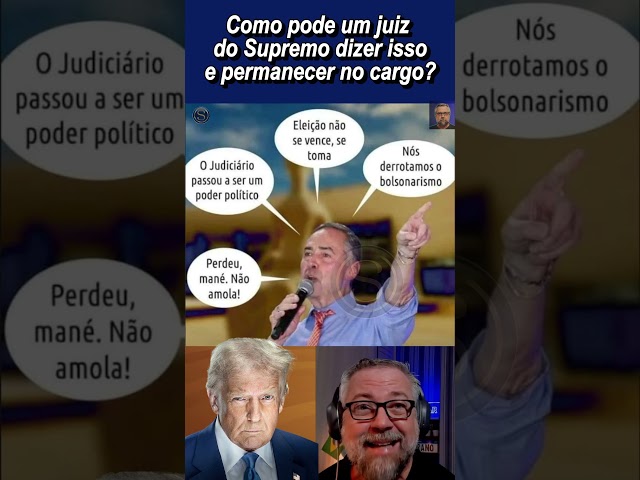 Como Barroso pode continuar no STF após assumir que é contra Bolsonaro?