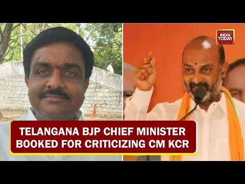 Telangana BJP Chief booked for criticizing CM KCR