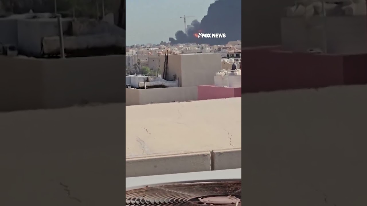 WATCH: Smoke rises near Kuwait oil facility after Iranian attacks #shorts #foxnews #news #fox