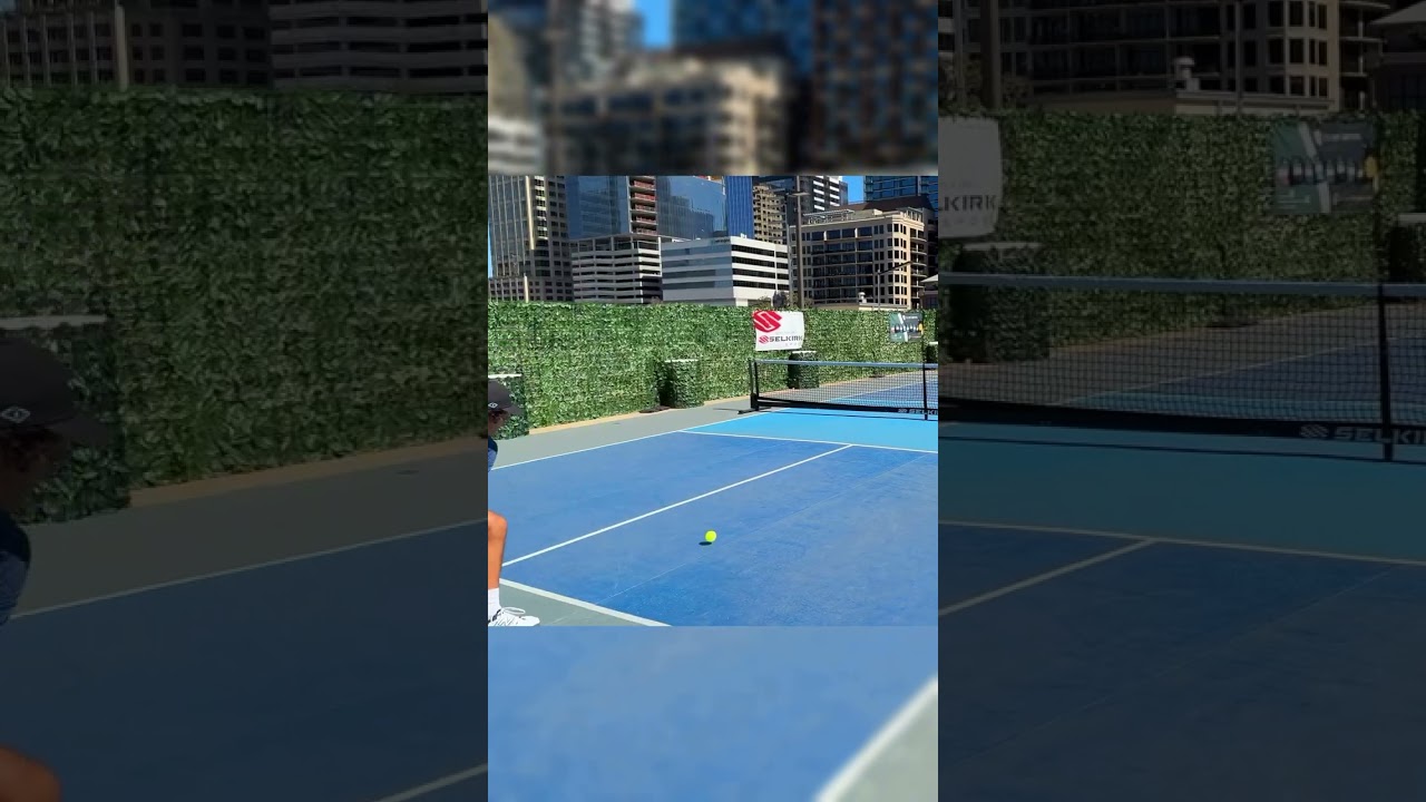 My Invention in Application ✋🙂‍↕️ #pickleball #pickleballhighlights #pickleballtrickshots #tennis #