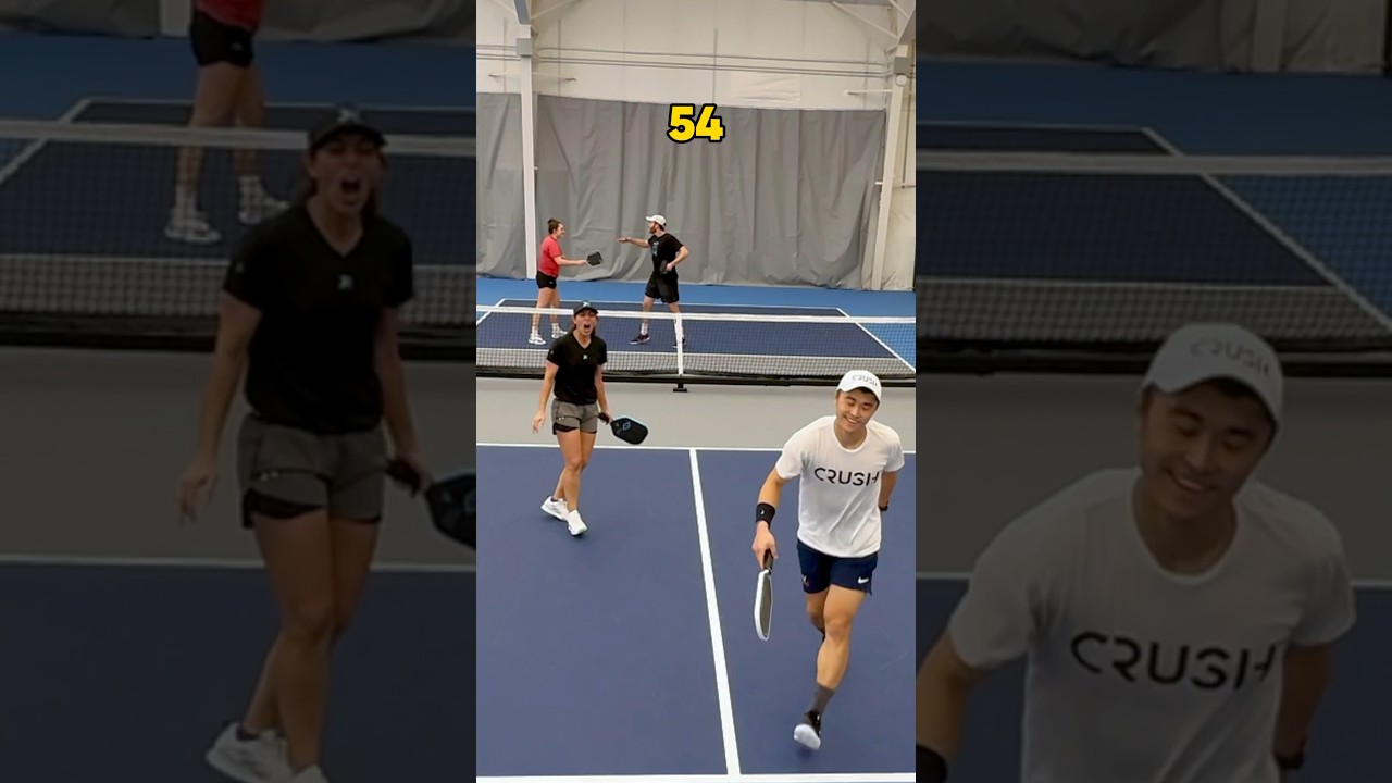 Pickleball player pops off!