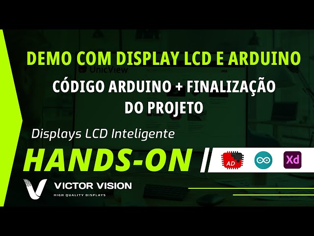 PROJETO COM DISPLAY LCD TOUCHSCREEN E ARDUINO - VICTOR VISION - COD ARDUINO + FINALIZAÇÃO DO PROJETO
