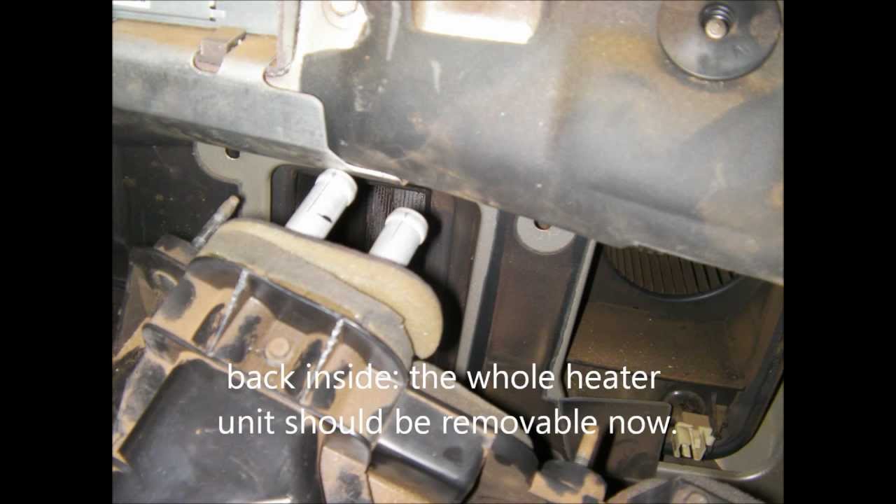 Installing heater core ford ranger #4