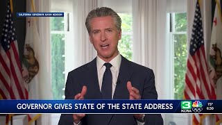 Gov. Newsom releases prerecorded State of the State address