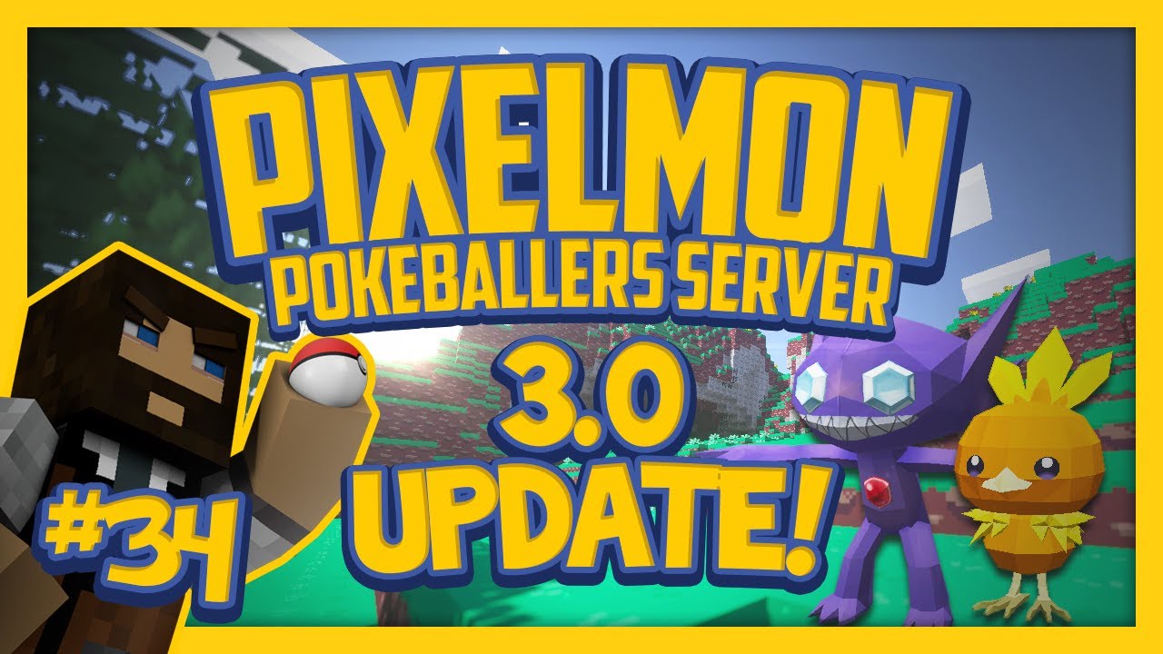 Pixelmon Server Minecraft Pokemon Mod Pokeballers Lets Play Season 2 Ep34 30 Update Youtube 