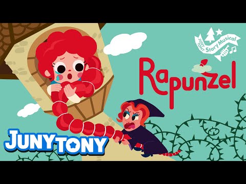 *NEW* Rapunzel | Princess Story | Rapunzel vs Witch | Fairy Tale | Story Musical for Kids | JunyTony
