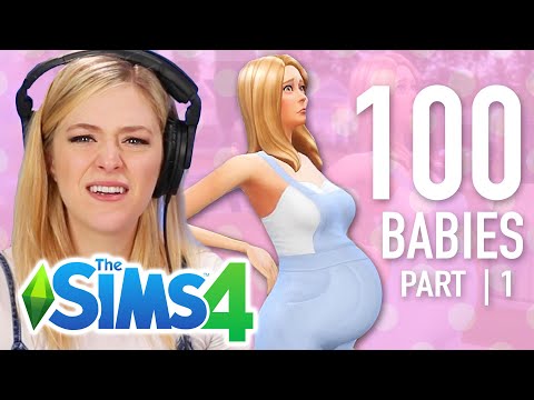 Single Girl Has Her First of 100 Babies In The Sims 4 | Part 1