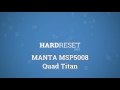 Languages in MANTA MSP5008 Quad Titan - Change MANTA Language