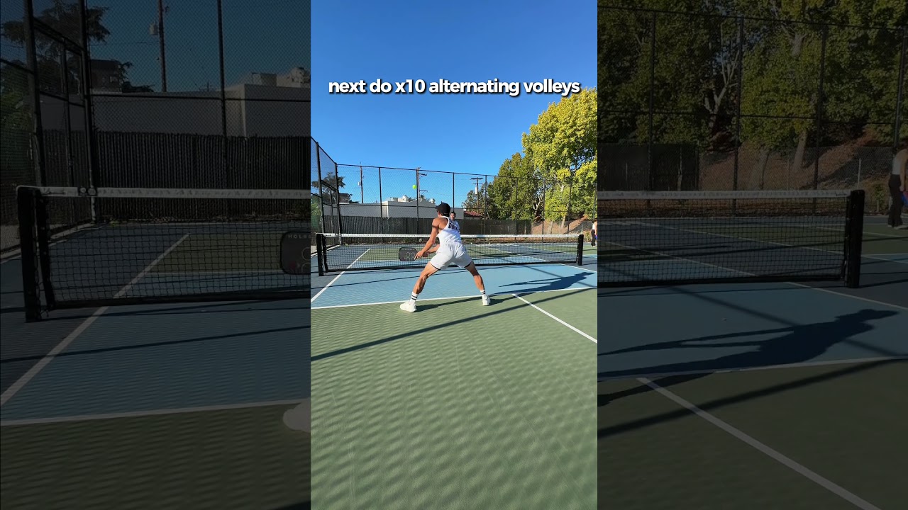 volley progression drill