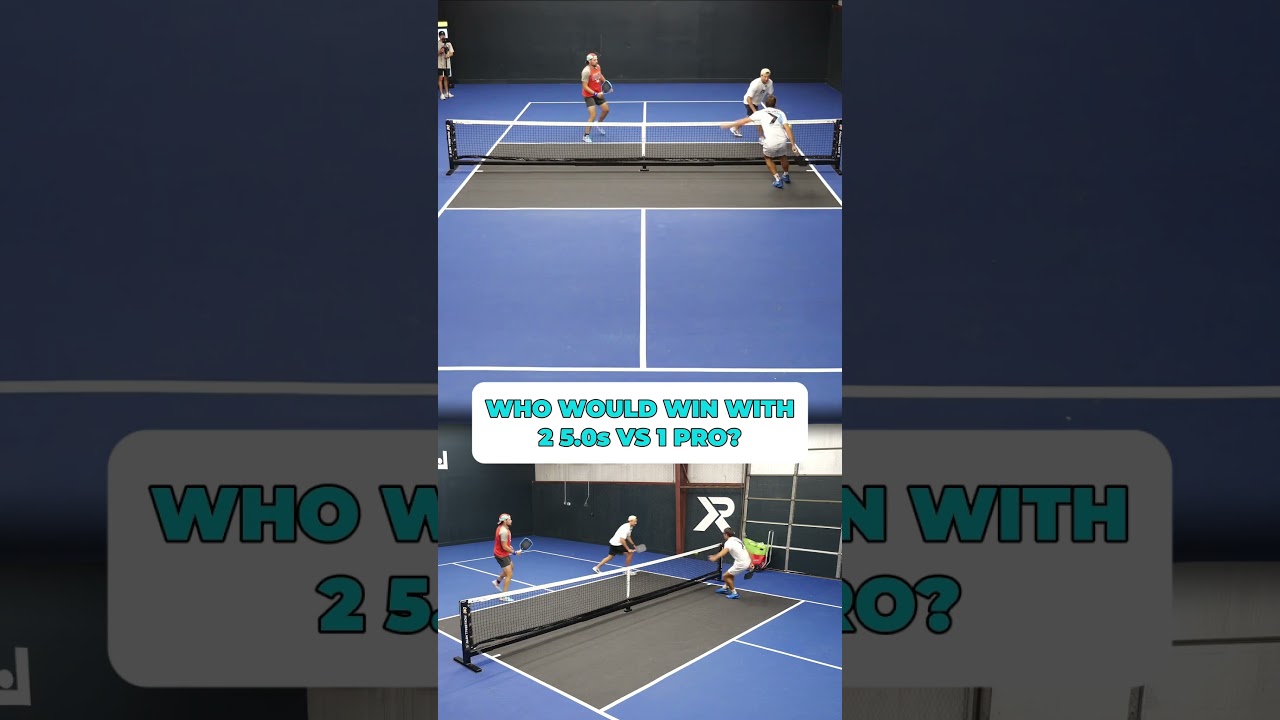 Who wants to take me on 2 v 1 next? 👀 #pickleball #propickleball #pickleballtips #explore #shorts