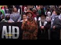 Susan Sarandon joins hundreds at New York rally in support of Palestinians in Gaza Strip  - 01:13 min - News - Video