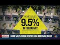 Home sales up nationwide even as prices rise and mortgage rates remain high  - 01:44 min - News - Video