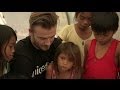 Philippines: David Beckham visits children in Tacloban