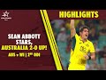 All-round Sean Abbott Brilliance Help Australia Clinch ODI Series v West Indies | AUSvWI 2nd ODI
