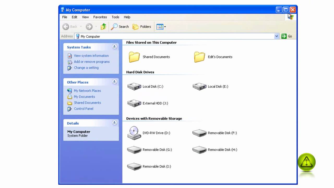 How to Move the My Documents Folder in Windows XP - YouTube