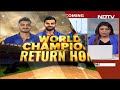 Team India  Latest News | Team India Lands In Delhi After World Cup Win, Fans Gather At Airport  - 06:12 min - News - Video