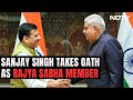 Sanjay Singh AAP | Arvind Kejriwal Congratulates AAPs Sanjay Singh On Taking Oath As Rajya Sabha MP
