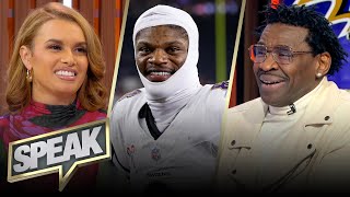 Ravens are favored in Buffalo & who’s the bigger threat: Lamar or Josh? | NFL | SPEAK