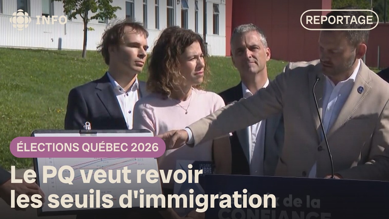 Le Parti québécois veut revoir les seuils d’immigration | Élections Québec 2026