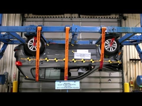 Видео краш-теста Volkswagen Tiguan с 2011 года
