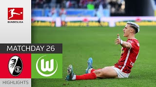 SC Freiburg — VfL Wolfsburg 3-2 | Highlights | Matchday 26 – Bundesliga 2021/22