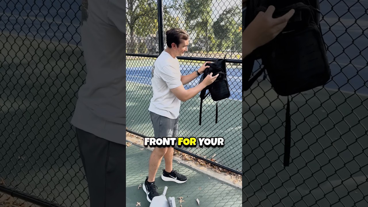 Pickleball Storage Cheat Code Found! 📕🙌 #pickleball #pickleballshorts #pickleballfriends