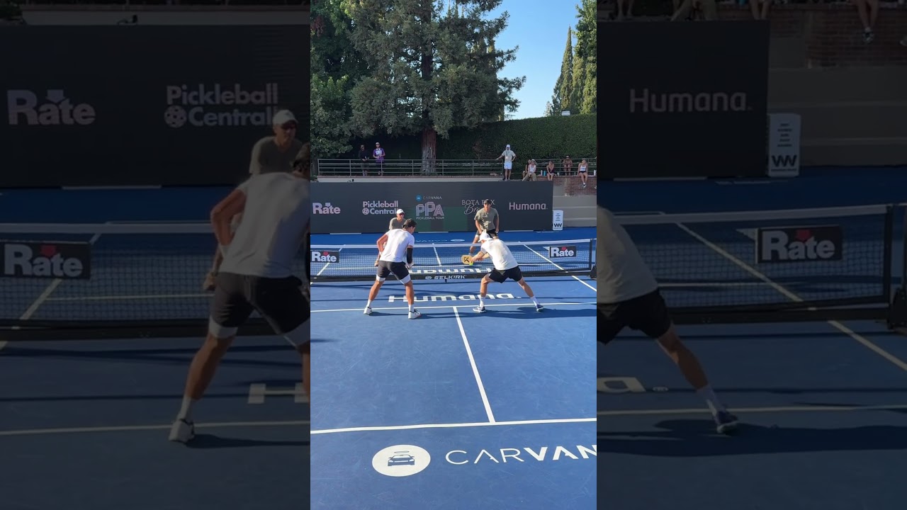 Pickleball Legend James Ignatowich is having a vintage performance today 🤝