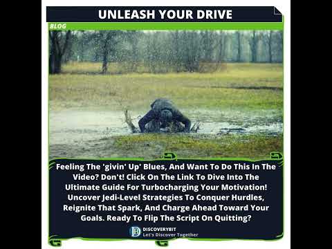 How To Revitalize Your Drive And Conquer Goals!