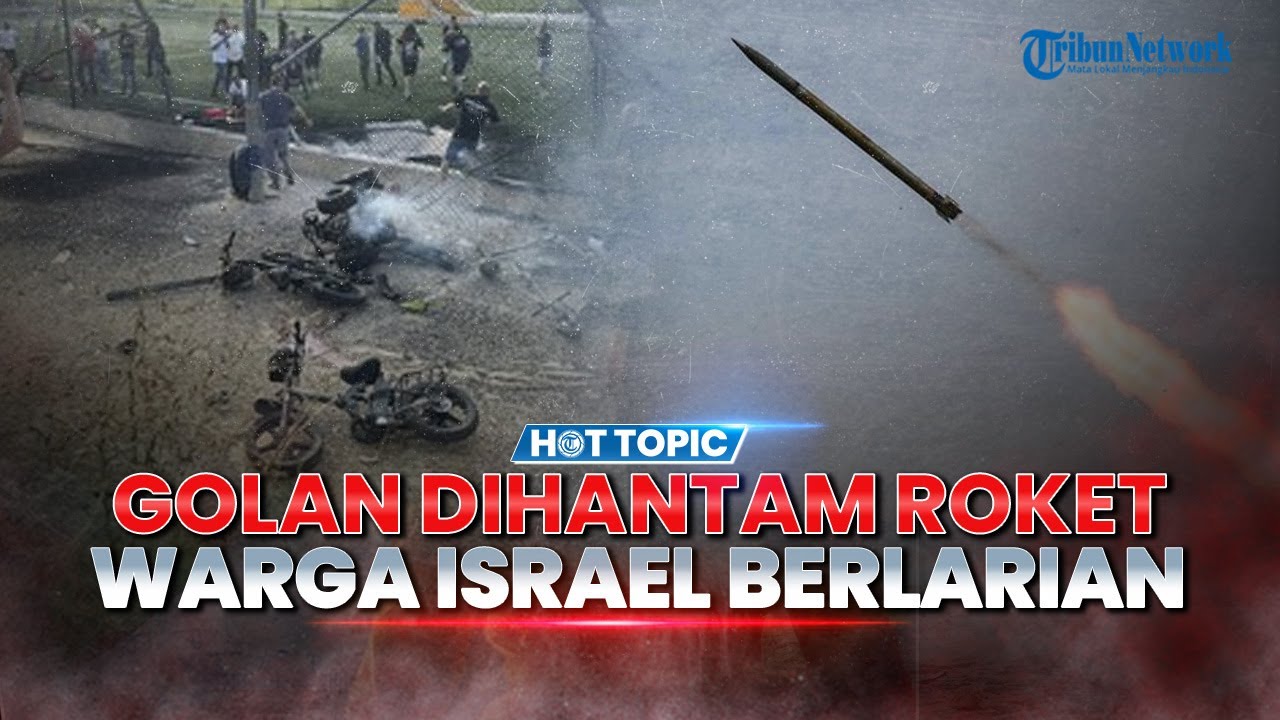 🔴Detik-detik Warga Israel Panik usai Roket Hantam Lapangan Golan hingga Tal Al-Hawa Digeruduk Hamas