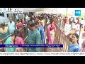 Thiru Nakshatra Pujalu at Simhachalam Temple | AP Elections | @SakshiTV  - 01:20 min - News - Video