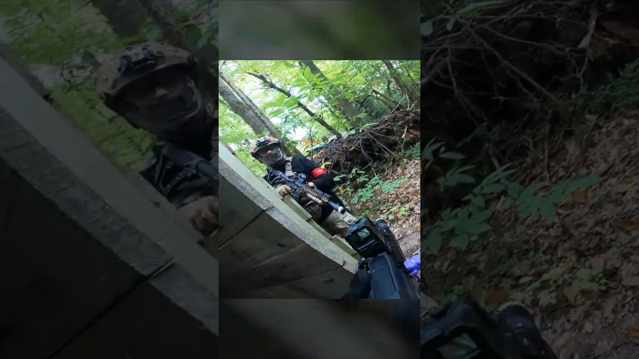 EMBUSCADE AVEC UNE AKX 👀 #airsoft #airsoftfrance #reels #shorts