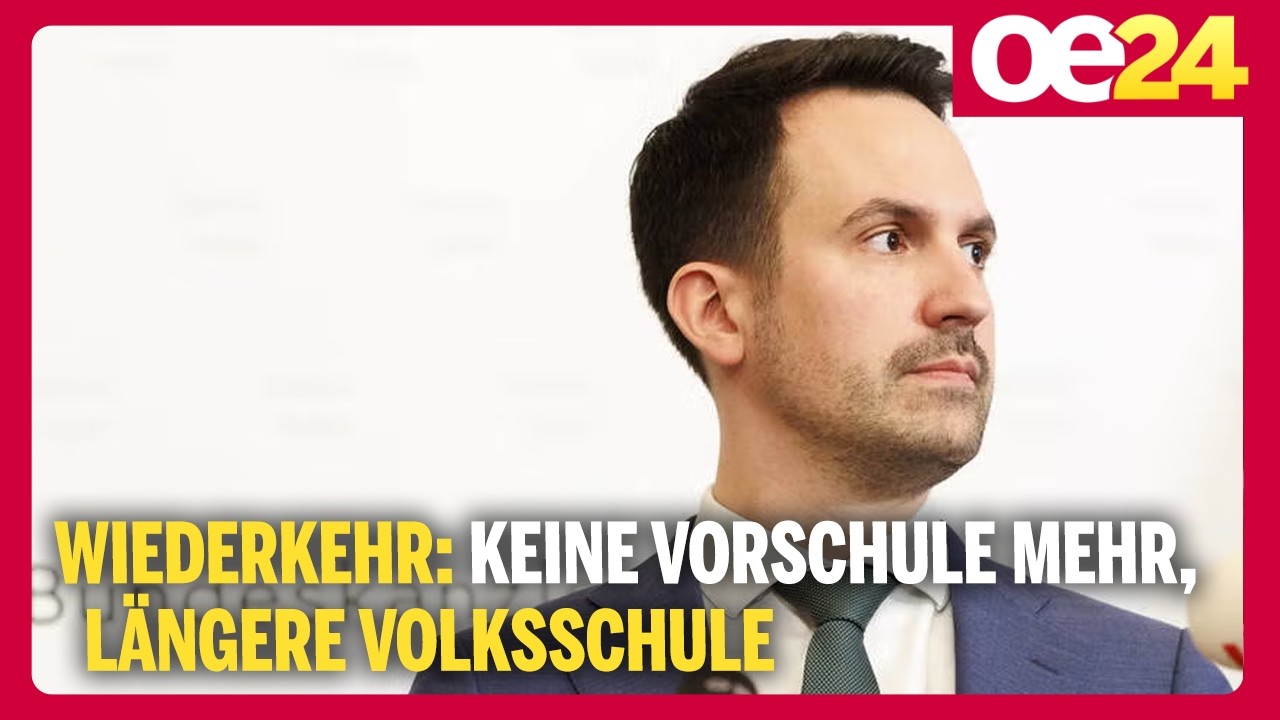 Wiederkehr: Keine Vorschule mehr, längere Volksschule