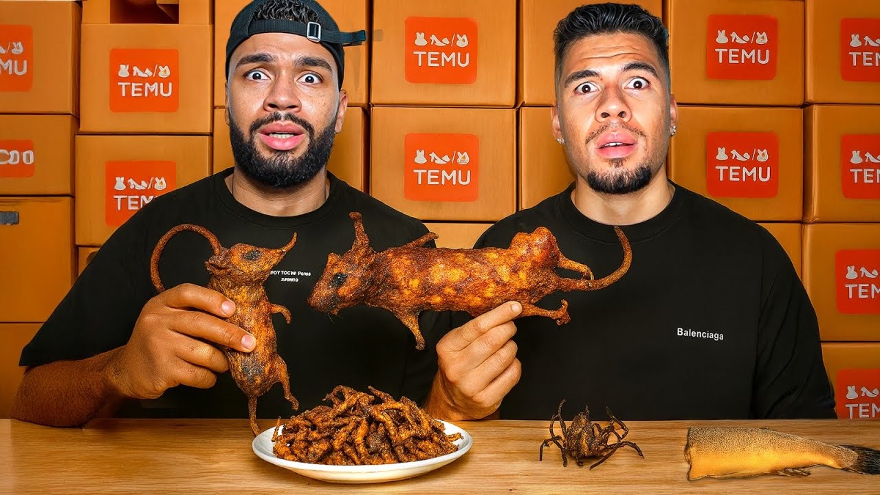 WIR TESTEN ESSEN VON TEMU !!! (KRANK)