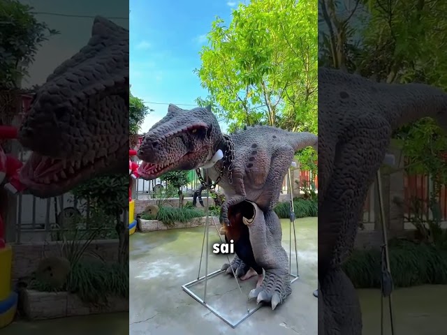 Si trasforma in un dinosauro FALSO!