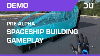 Dual Universe - Spaceship Building Gameplay