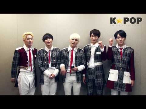 Greetings from SHINee for official K-POP on YouTube channel