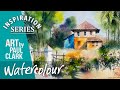 How to Paint an Indian Villa in Watercolour After Milind Mulick