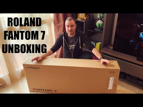 video Roland Fantom-7 Music Workstation Keyboard