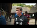 Anrich Nortje interacts with the captains | U19 CWC 2024(International Cricket Council) - 02:04 min - News - Video