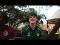 Anrich Nortje interacts with the captains | U19 CWC 2024