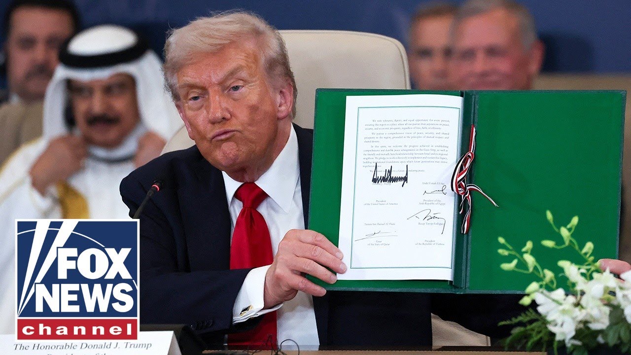 WATCH LIVE: Trump attends Middle East peace ceremony in Egypt