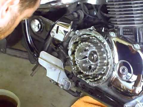 Honda Shadow Sabre Clutch Replacement - YouTube honda vtx 1800 fuse box location 