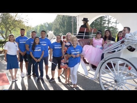 15-year-old Sharlin from Andover, New Jersey, experienced a special, cultural milestone in her life – a Quinceañera party in her honor. Sharlin’s wish, hosted at Perona Farms in Andover, was granted in partnership with Goya Foods and Make-A-Wish New Jersey. Through the long-established Goya Gives program, Make-A-Wish and Goya joined together to create an unforgettable experience for Sharlin and her family. 15-year-old Sharlin from Andover, New Jersey, experienced a special, cultural milestone in her life – a Quinceañera party in her honor. Sharlin’s wish, hosted at Perona Farms in Andover, was granted in partnership with Goya Foods and Make-A-Wish New Jersey. Through the long-established Goya Gives program, Make-A-Wish and Goya joined together to create an unforgettable experience for Sharlin and her family.