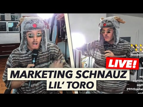 Lil' Toro - Marketing Schnauz (LIVE PERFORMANCE im STREAM 🎤)