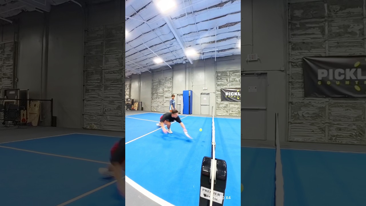 Absolutely ridiculous pickleball point ⚡️