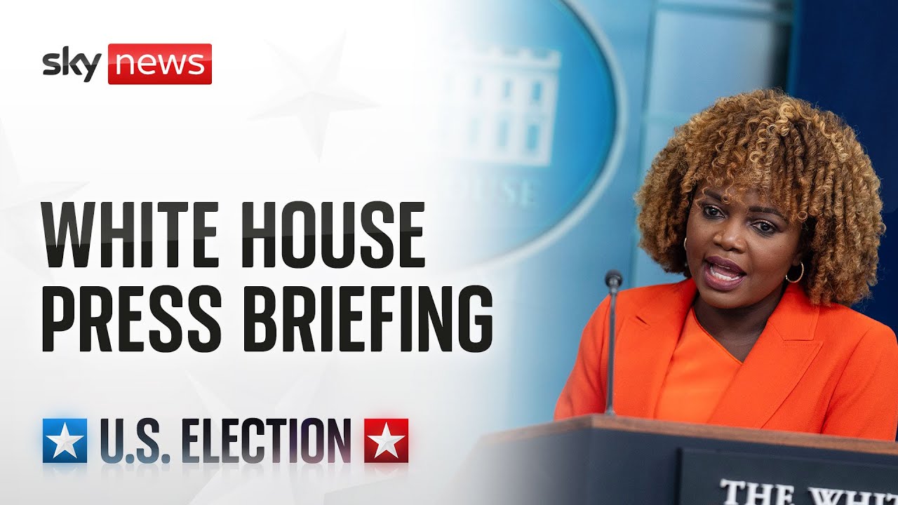 Watch live: White House Briefing